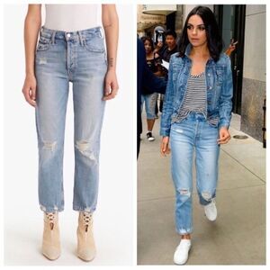 Mother Superior The Tomcat Distressed Straight Leg Jeans In The Confession 26